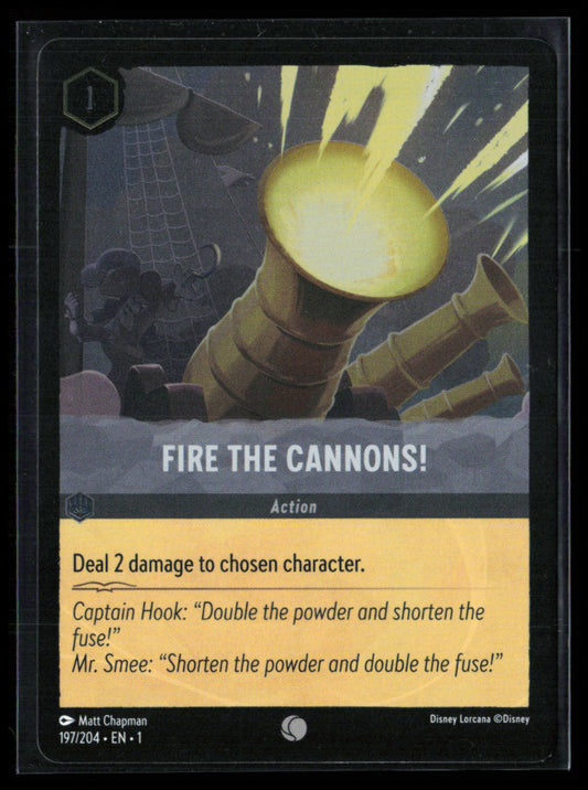 Fire the Cannons! Cold Foil (Disney Lorcana)