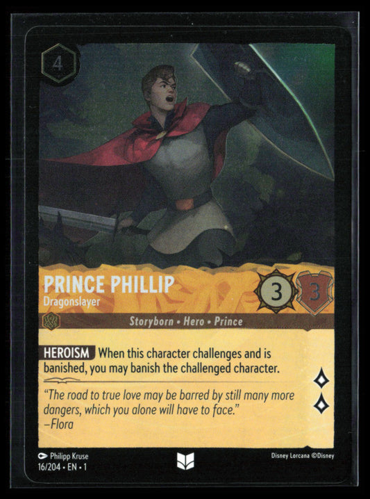 Prince Phillip Dragonslayer Uncommon Cold Foil (Disney Lorcana)