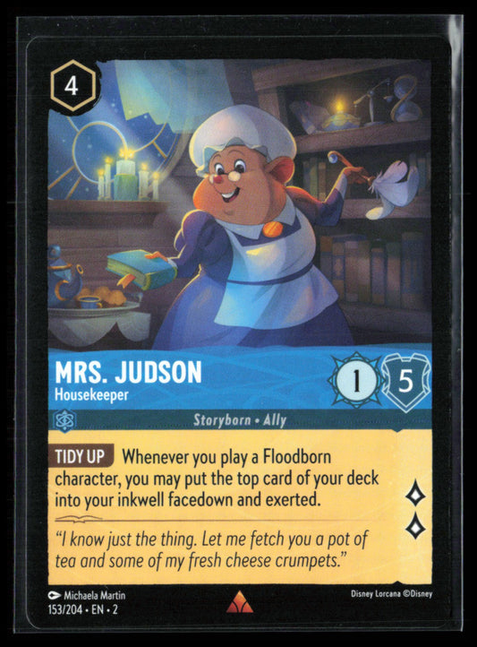 Mrs. Judson Housekeeper Rare (Disney Lorcana)