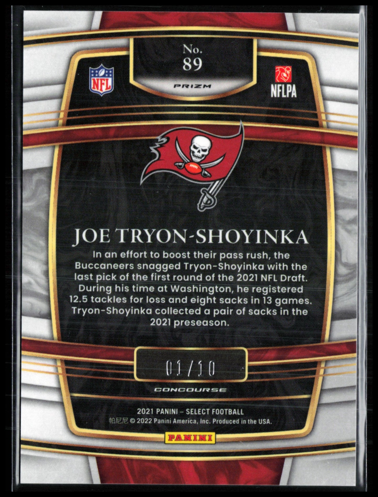 Joe Tryon-Shoyinka RC Gold Disco 01/10 Concourse Level