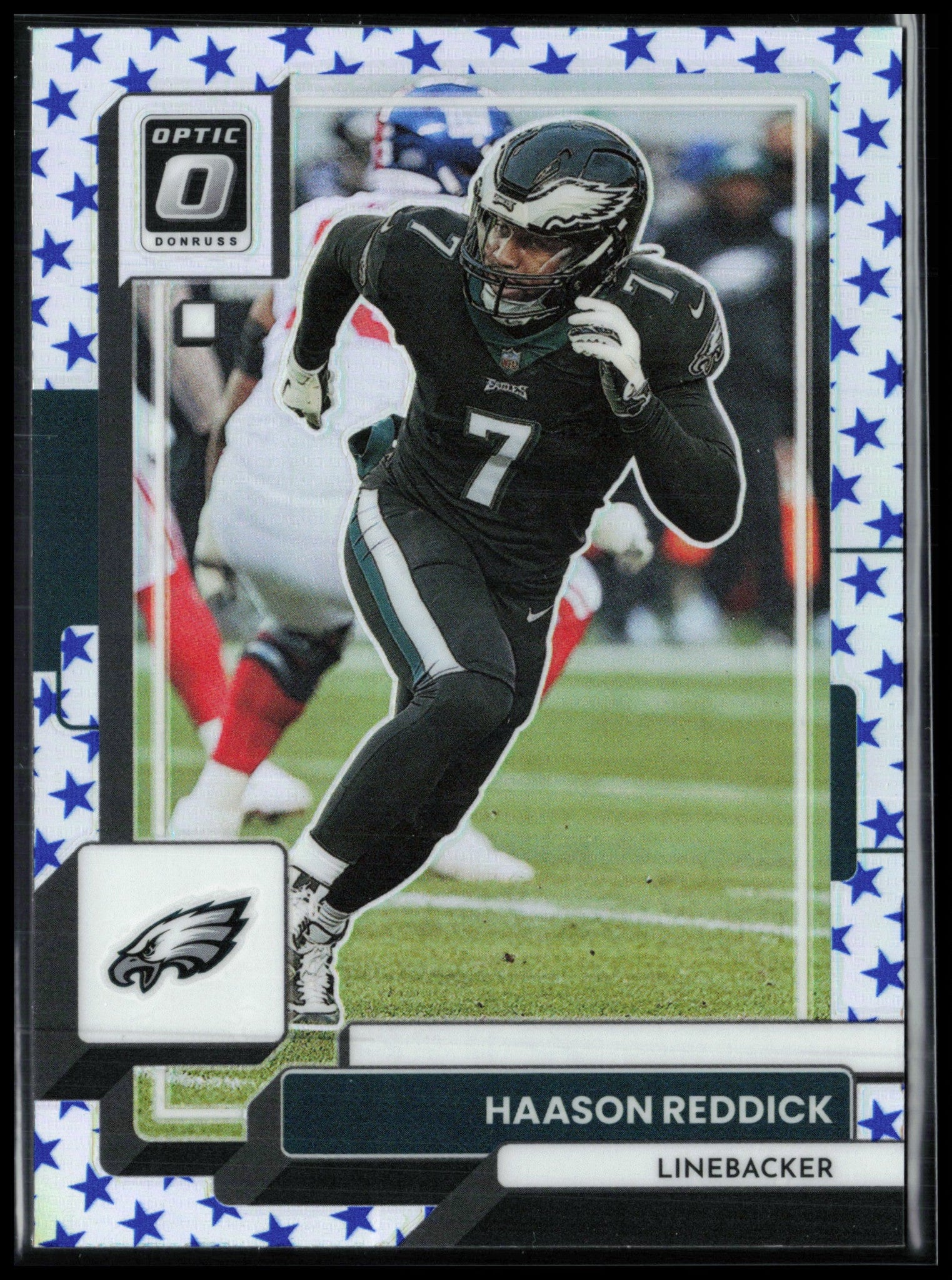 Haason Reddick Blue Stars Holo – Dollar Box