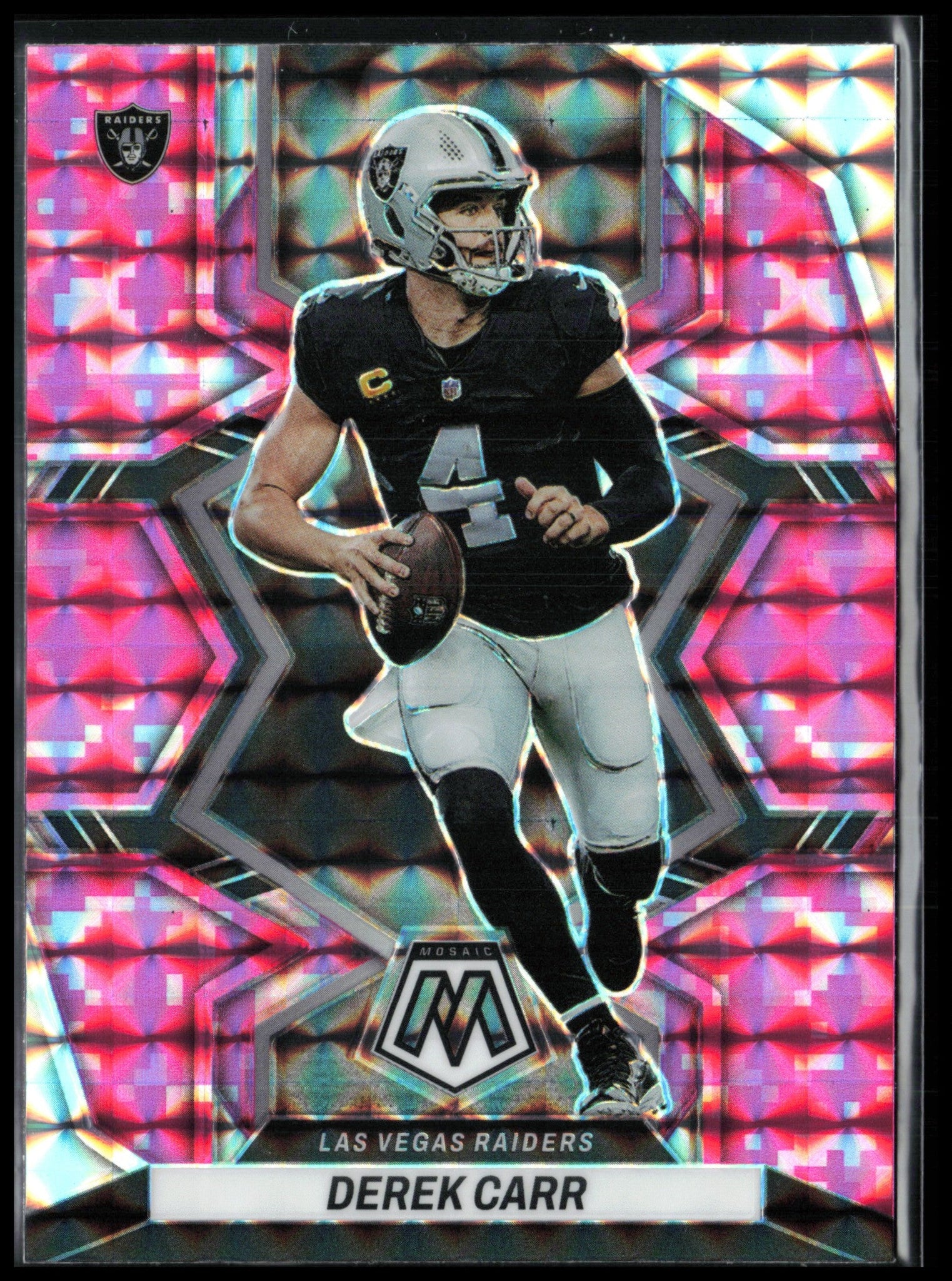 Derek Carr Pink Camo