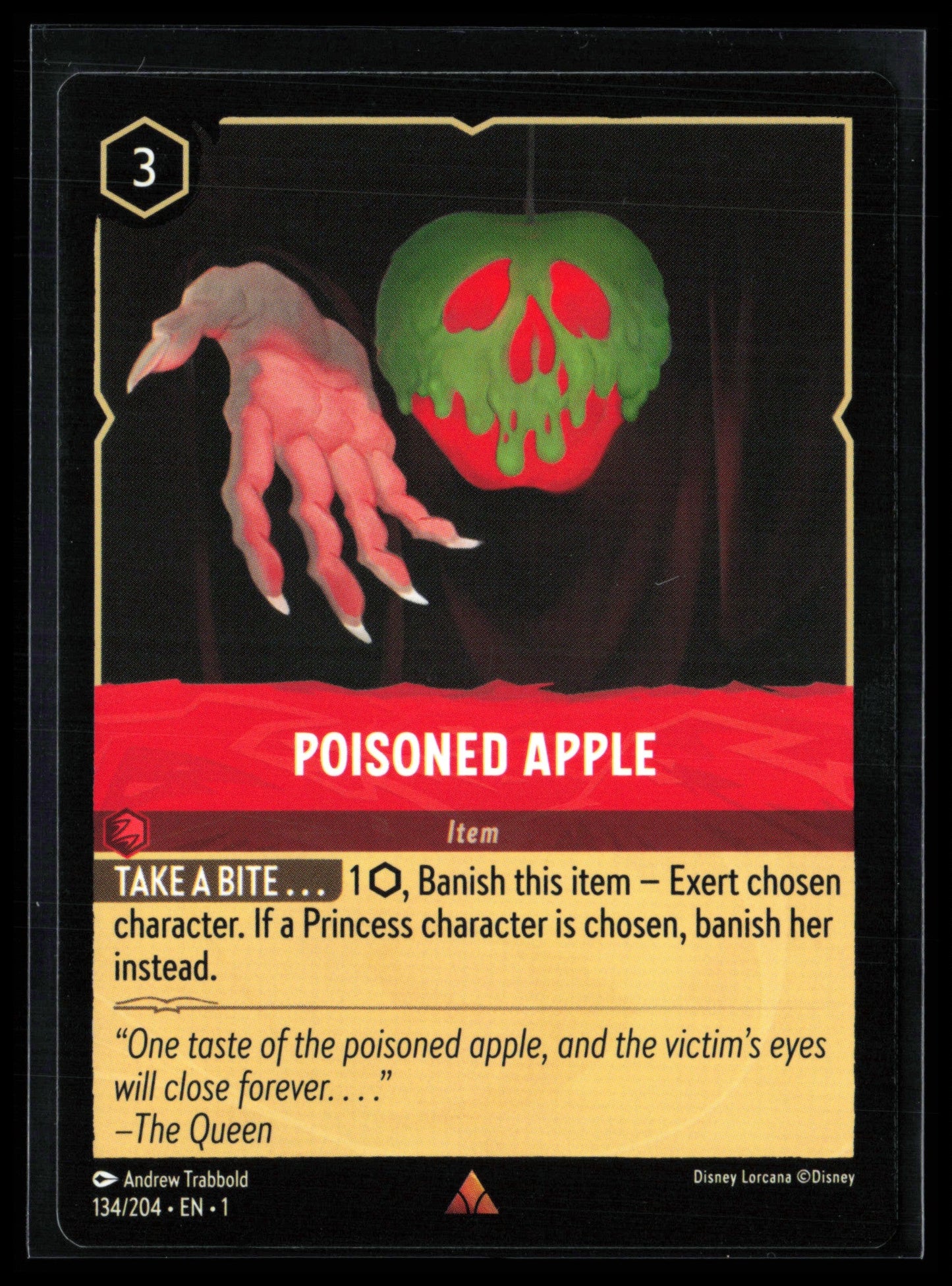 Poisoned Apple Rare (Disney Lorcana)